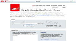 Desktop Screenshot of hamap.expasy.org